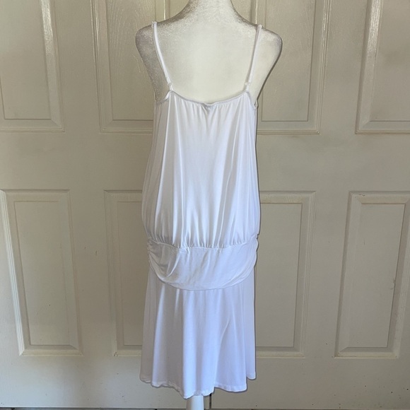 Lascana For Venus White Drop Waist Dress/Swim Cover - Picture 3 of 8